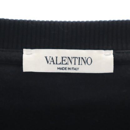 VALENTINO Italian Long Sleeve Sweatshirt Black Size XL