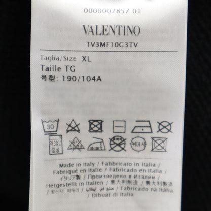 VALENTINO Italian Long Sleeve Sweatshirt Black Size XL