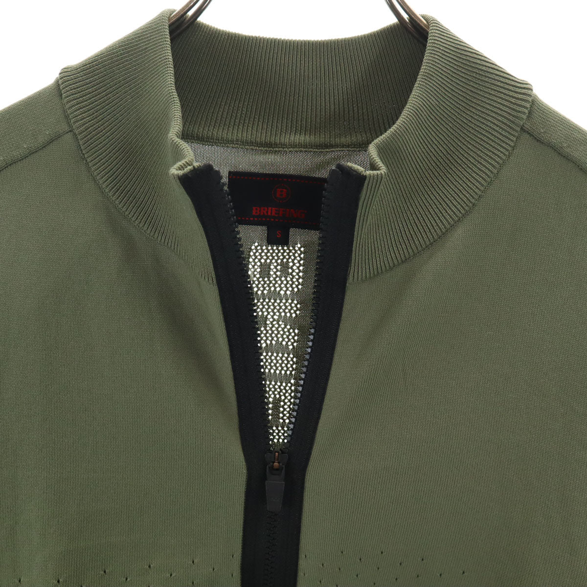 BRIEFING Golf Zip Jacket Olive Size S