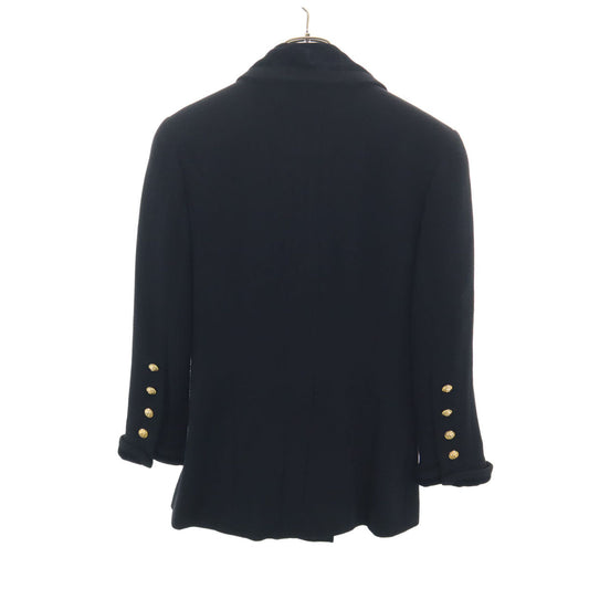 CHANEL BOUTIQUE Vintage Double Breasted Jacket Black Size 36