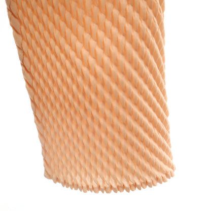 ISSEY MIYAKE 90s Pleated T-Shirt Pale Orange Size M