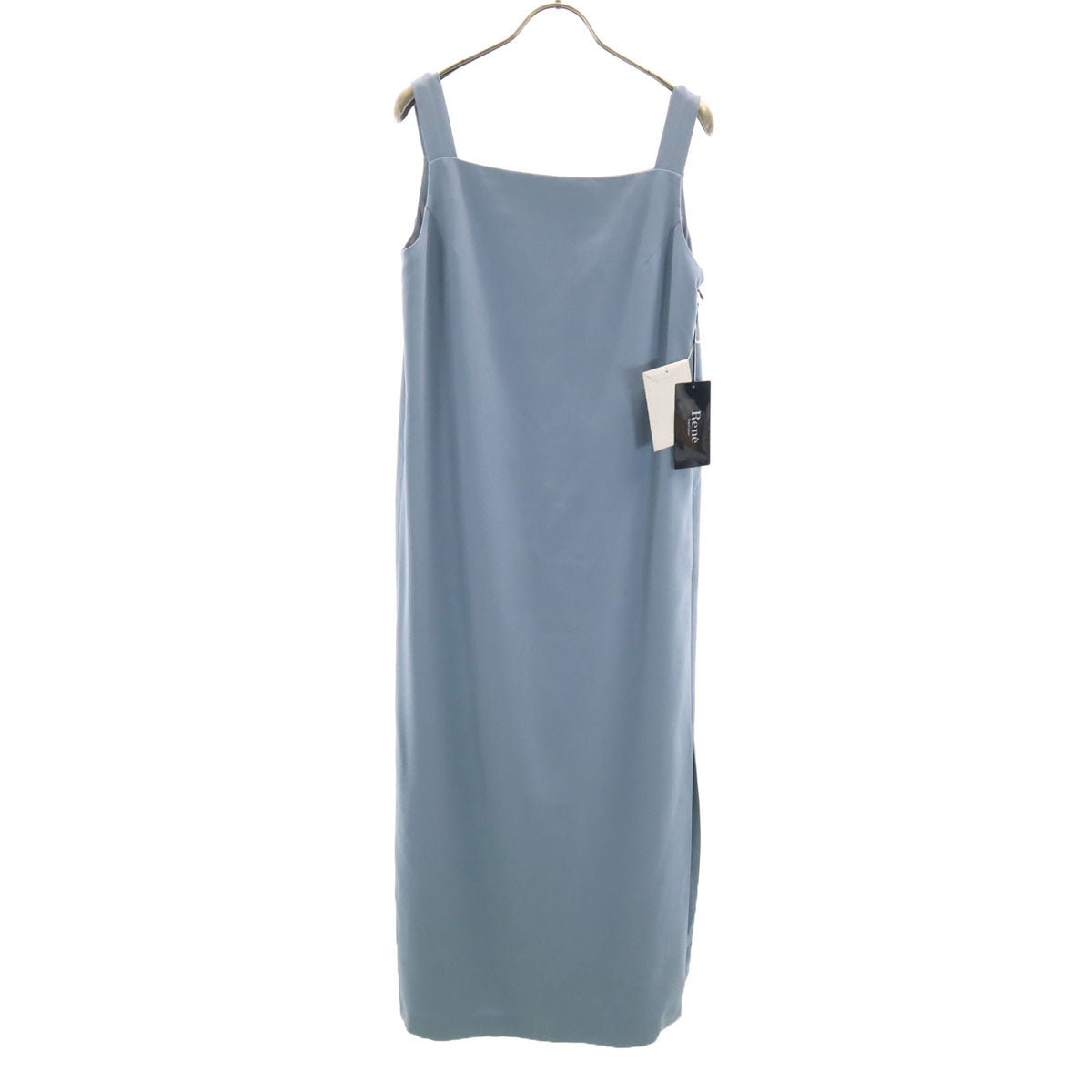 Rene Sleeveless Dress Blue Gray Size JP 9