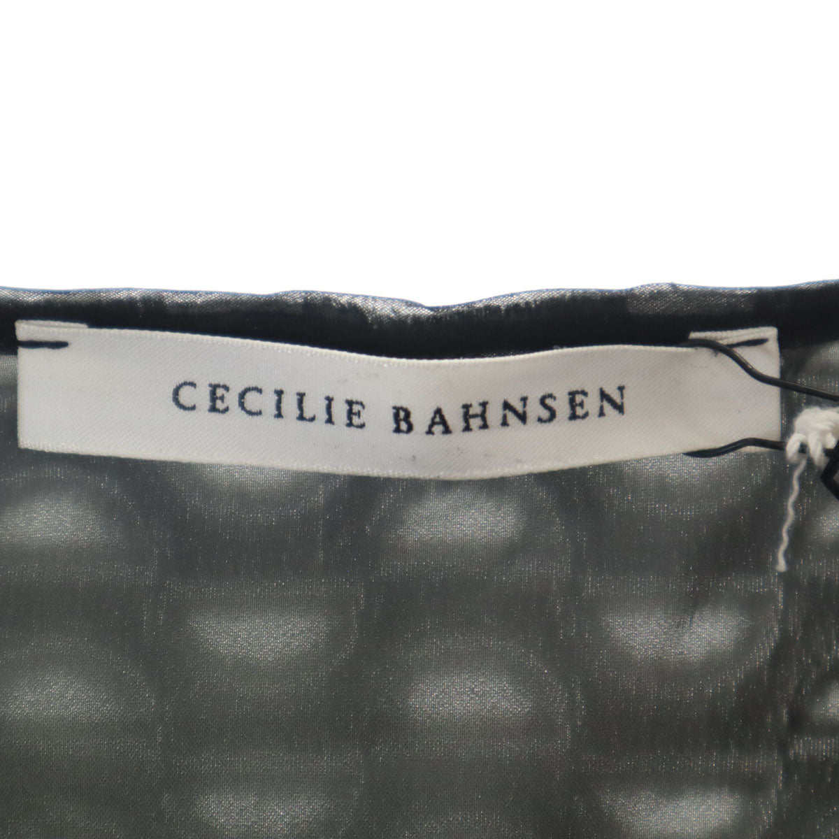 CECILIE BAHNSEN Bulgarian Heudi Top Tunic Black Blouse Size 8