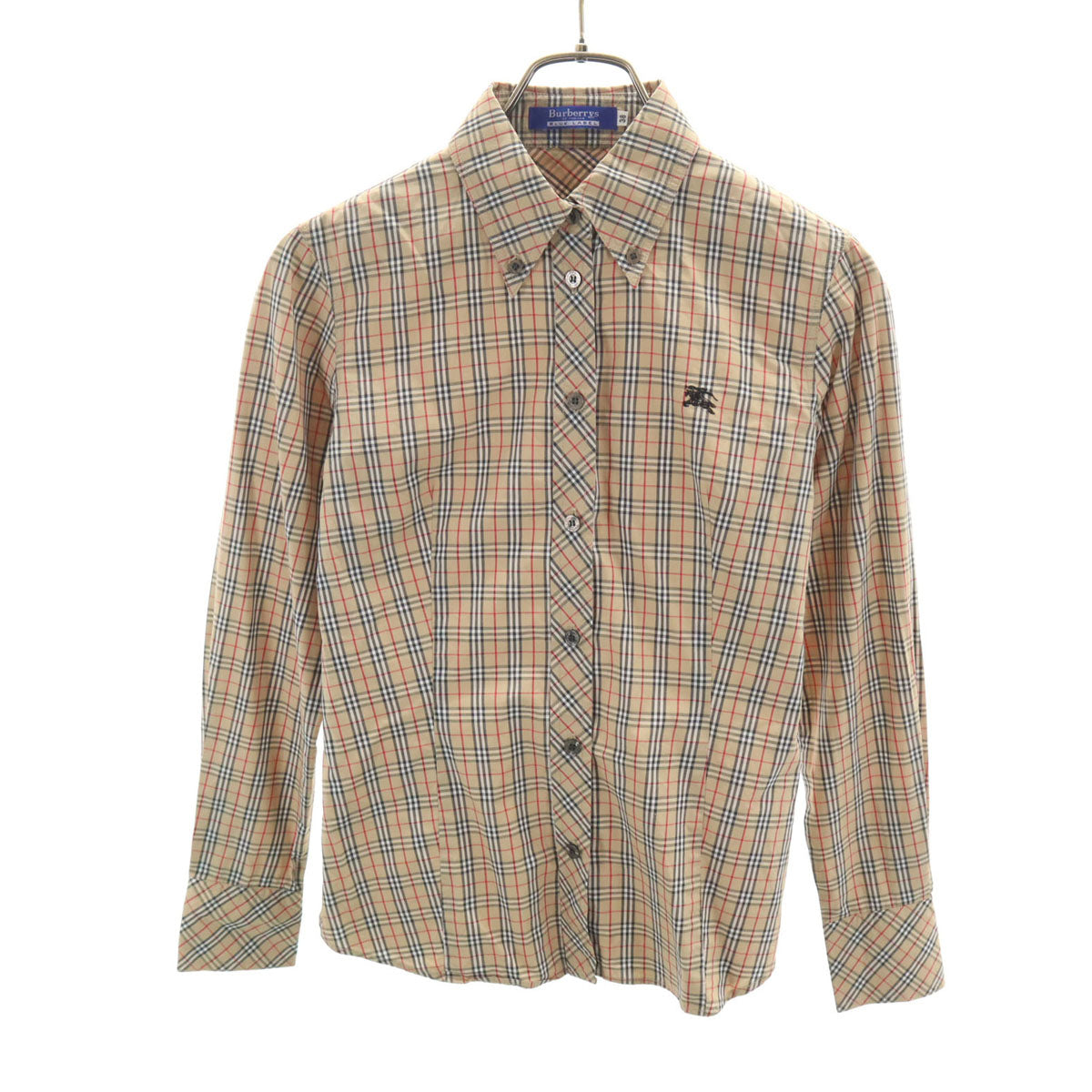 Burberrys OF LONDON BLUE LABEL 90s Nova Shirt Beige Down Jacket Size 38