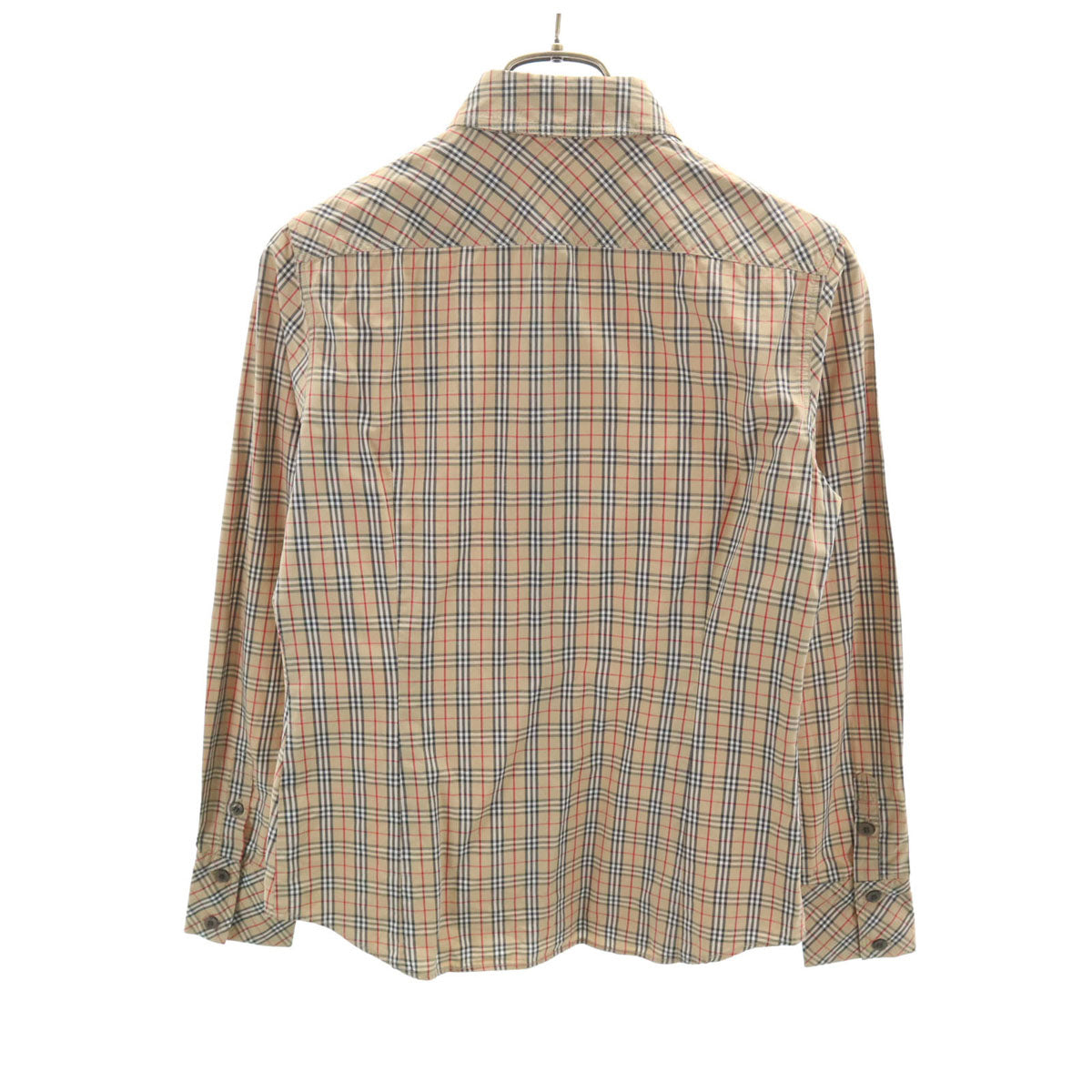 Burberrys OF LONDON BLUE LABEL 90s Nova Shirt Beige Down Jacket Size 38