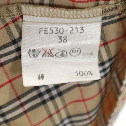 Burberrys OF LONDON BLUE LABEL 90s Nova Shirt Beige Down Jacket Size 38