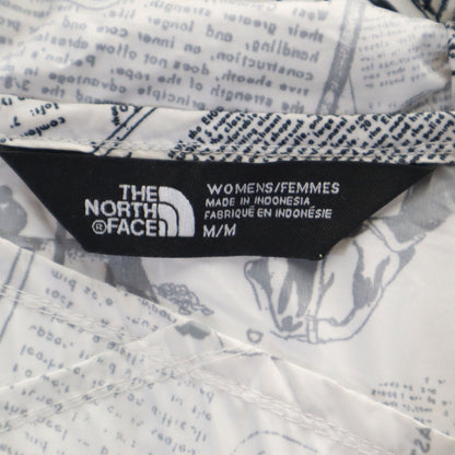 THE NORTH FACE Newspaper Print Windbreaker White Size M