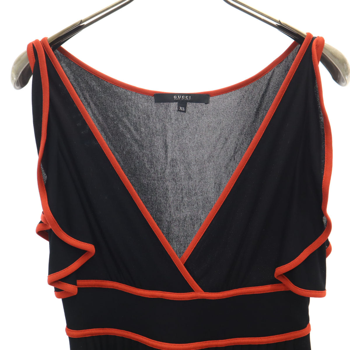 GUCCI Sleeveless Mini Dress Black Size XS