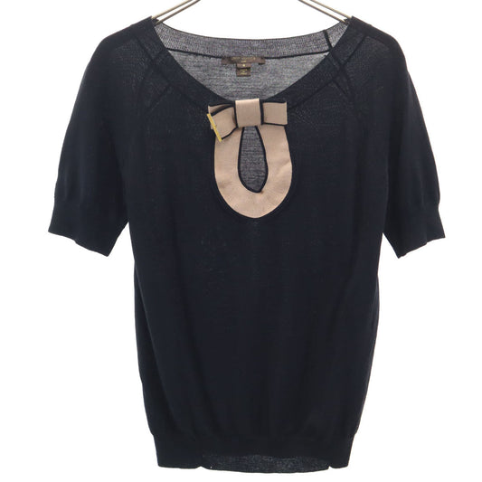 LOUIS VUITTON Italian Short Sleeve Knit Sweater Size S
