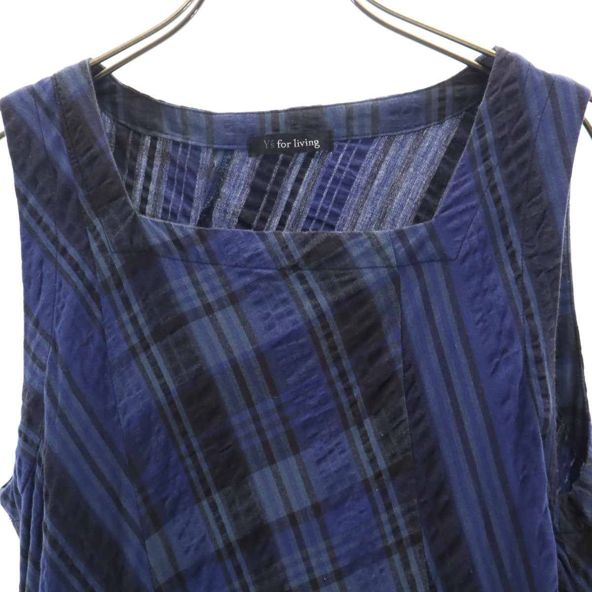 Y's for living Checked Dress Navy