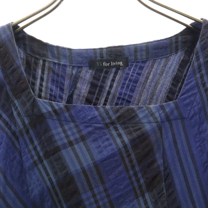Y's for living Checked Dress Navy