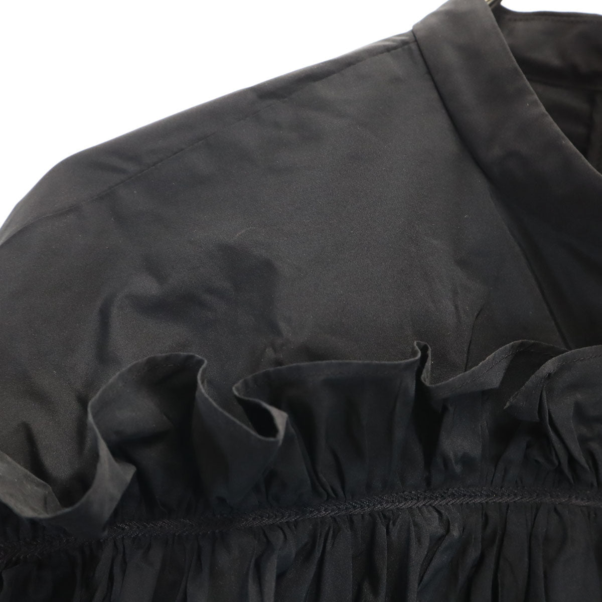 JIL SANDER Italian Long Sleeve Pullover Blouse Black Size 34
