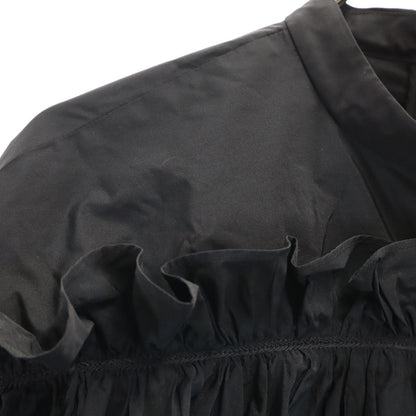 JIL SANDER Italian Long Sleeve Pullover Blouse Black Size 34