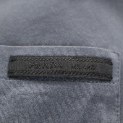 PRADA Short Sleeve Polo Shirt Charcoal Gray Size M