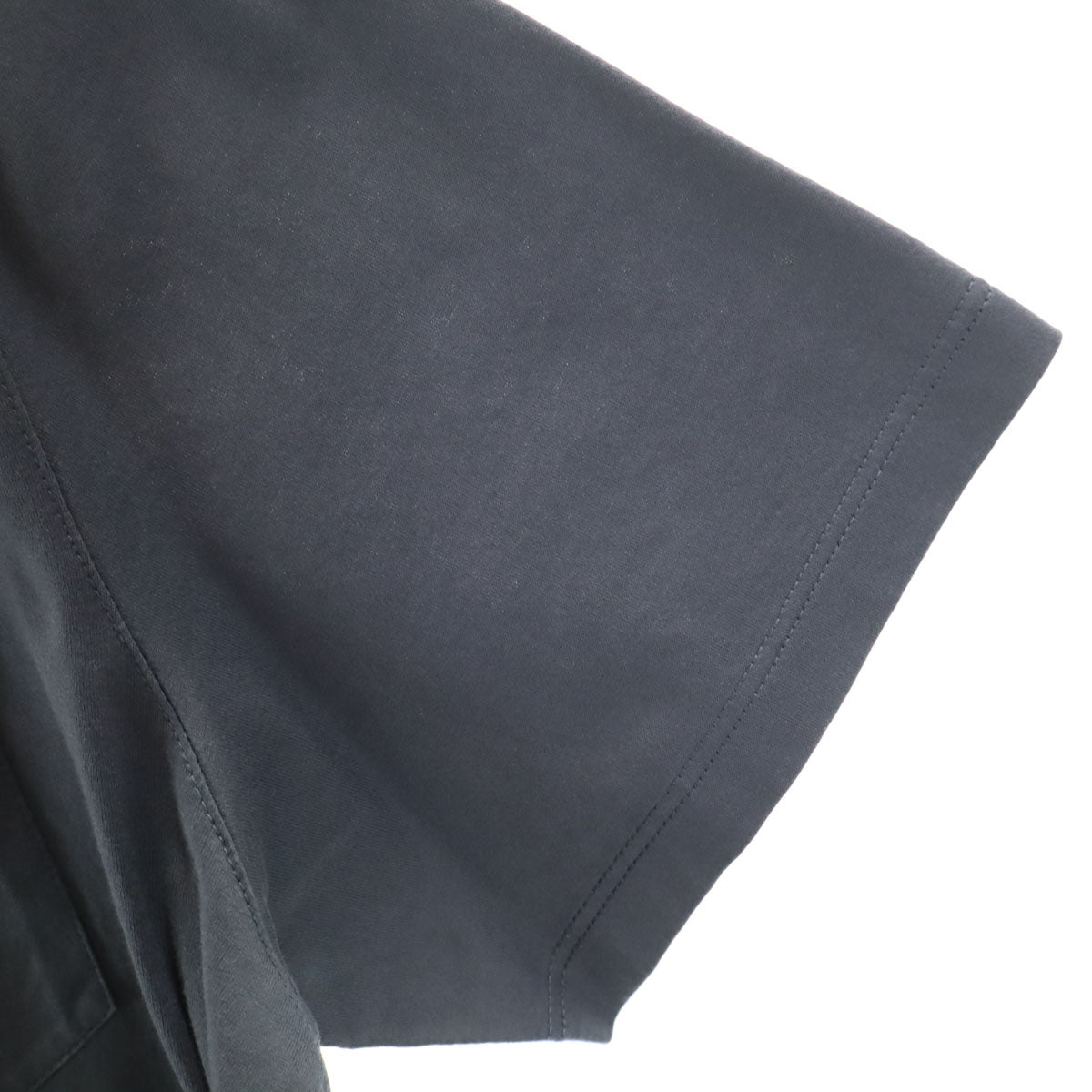 PRADA Short Sleeve Polo Shirt Charcoal Gray Size M