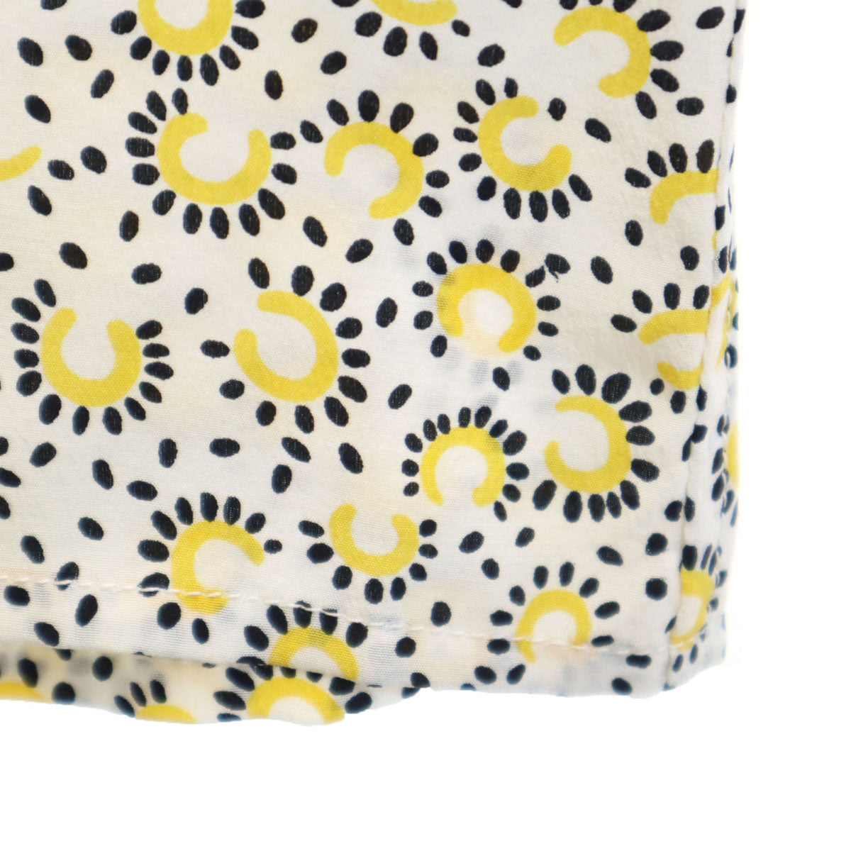 CELINE 90s Italian Phoebe Era Bow Tie Shirt Yellow Size 38