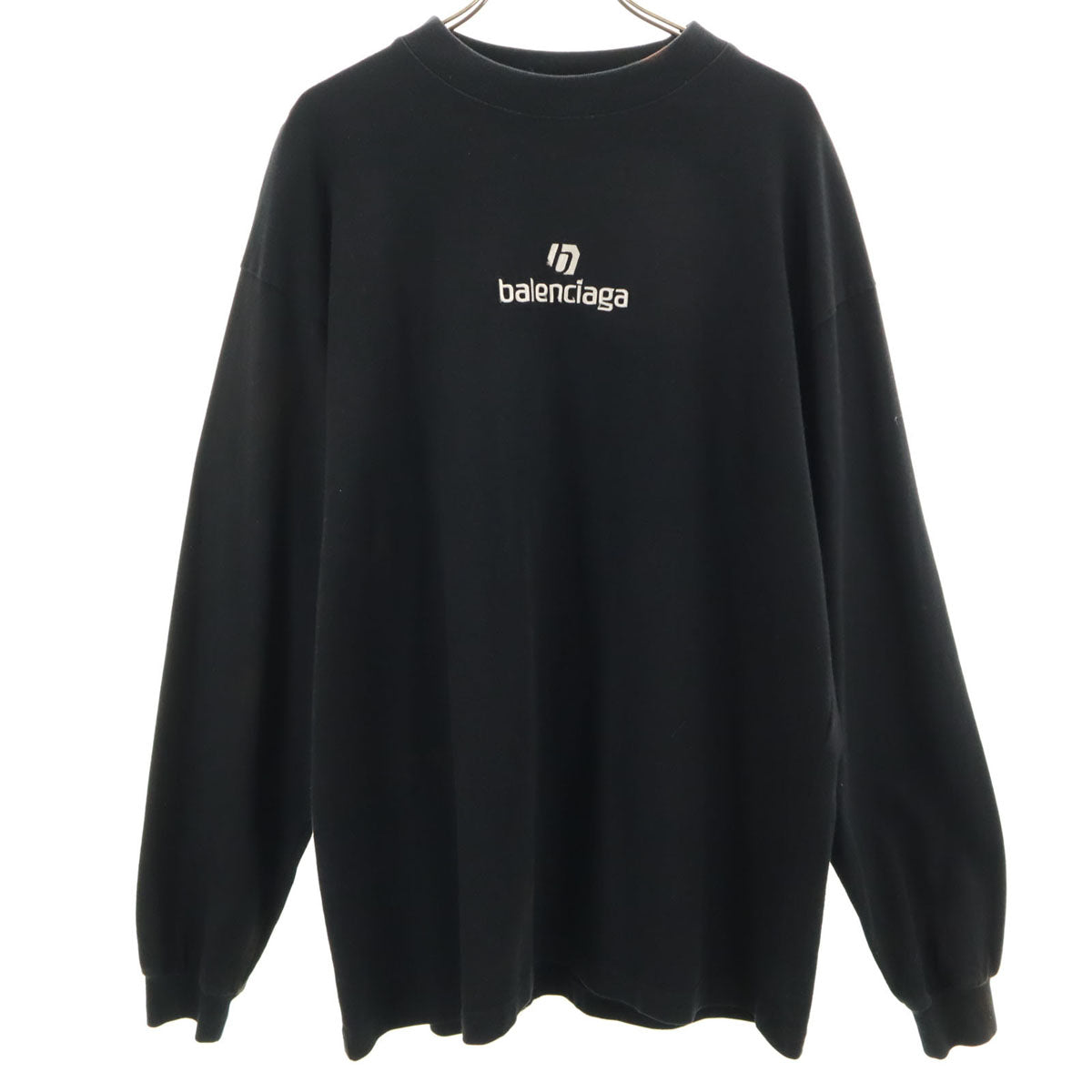 BALENCIAGA Made in Portugal Long Sleeve T-Shirt Black Size S