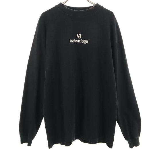 BALENCIAGA Made in Portugal Long Sleeve T-Shirt Black Size S