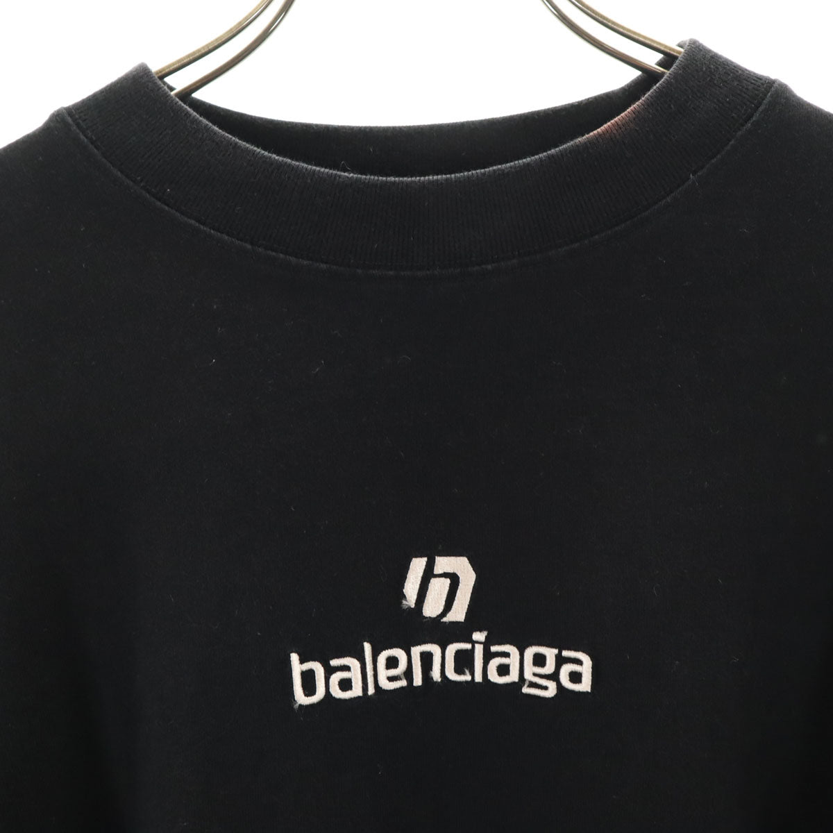BALENCIAGA Made in Portugal Long Sleeve T-Shirt Black Size S