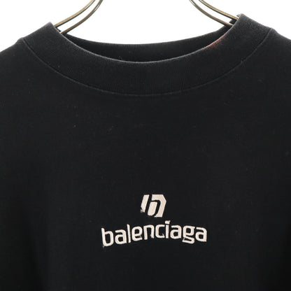 BALENCIAGA Made in Portugal Long Sleeve T-Shirt Black Size S