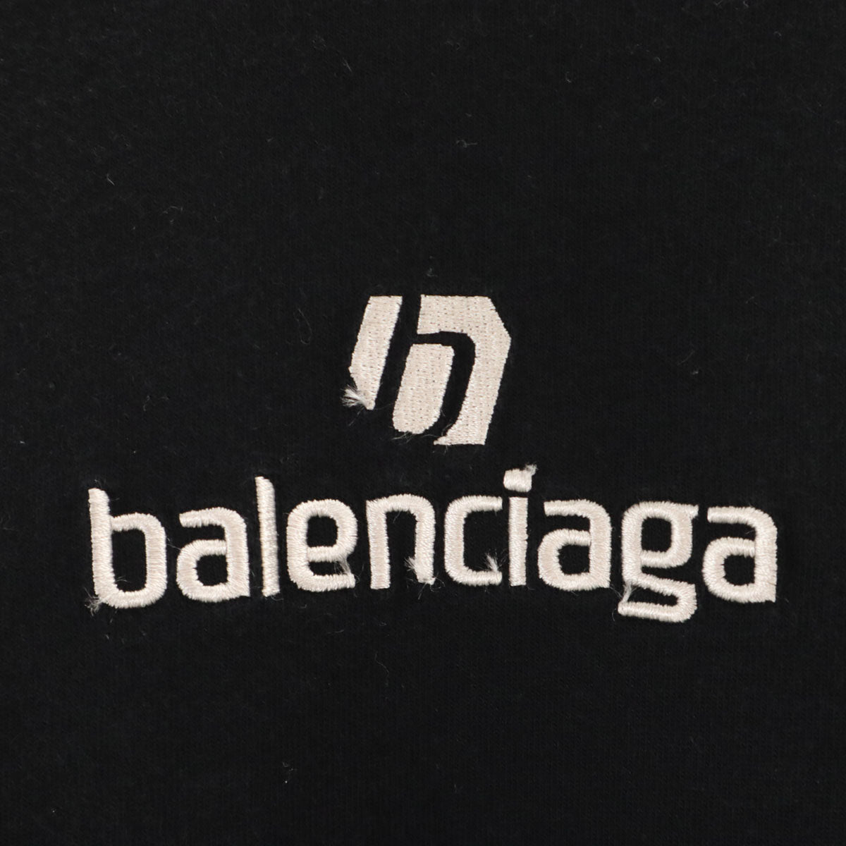 BALENCIAGA Made in Portugal Long Sleeve T-Shirt Black Size S