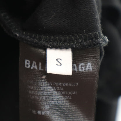 BALENCIAGA Made in Portugal Long Sleeve T-Shirt Black Size S