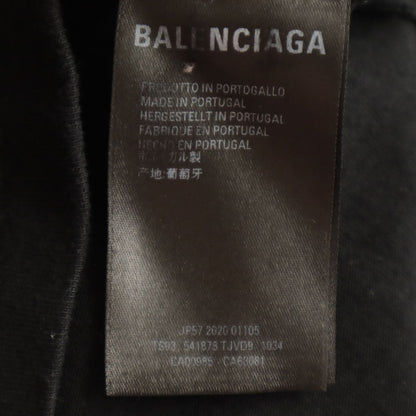 BALENCIAGA Made in Portugal Long Sleeve T-Shirt Black Size S