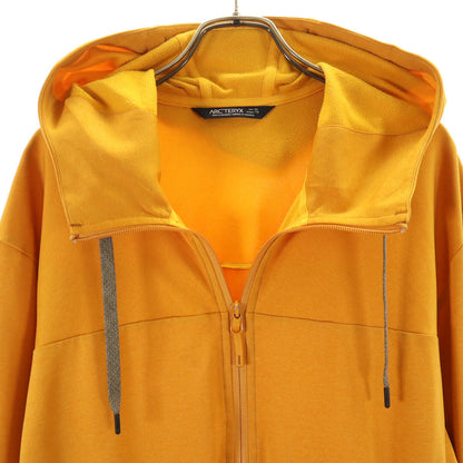 ARC'TERYX Long Sleeve Full Zip Hoodie Mustard Size XL
