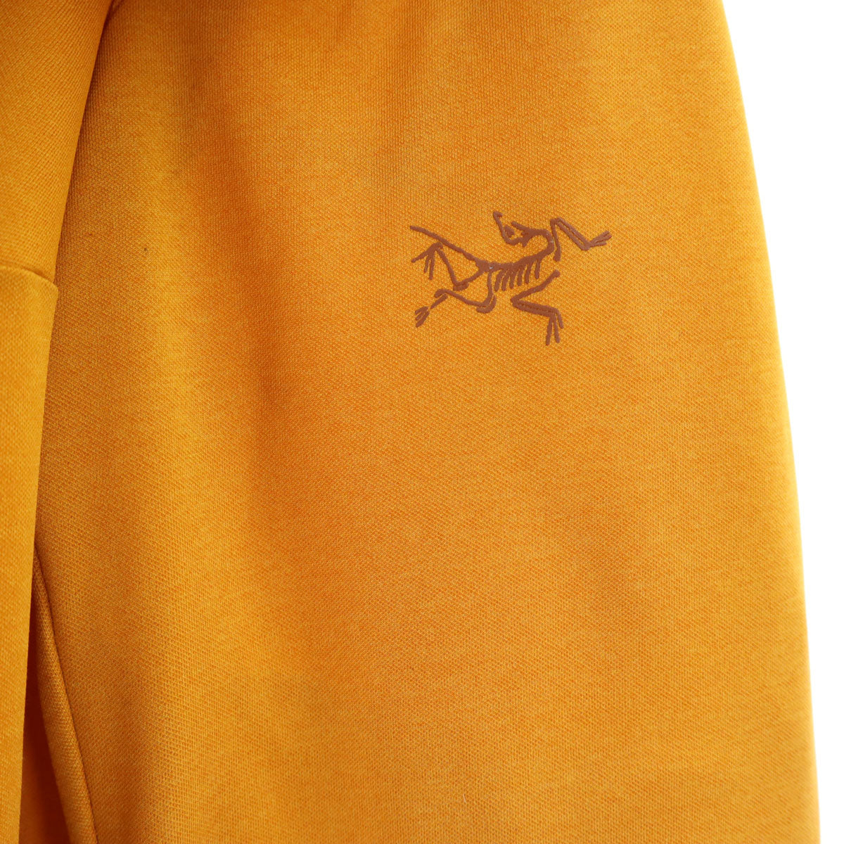 ARC'TERYX Long Sleeve Full Zip Hoodie Mustard Size XL