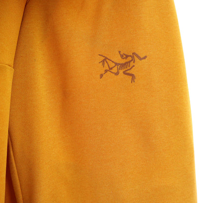 ARC'TERYX Long Sleeve Full Zip Hoodie Mustard Size XL