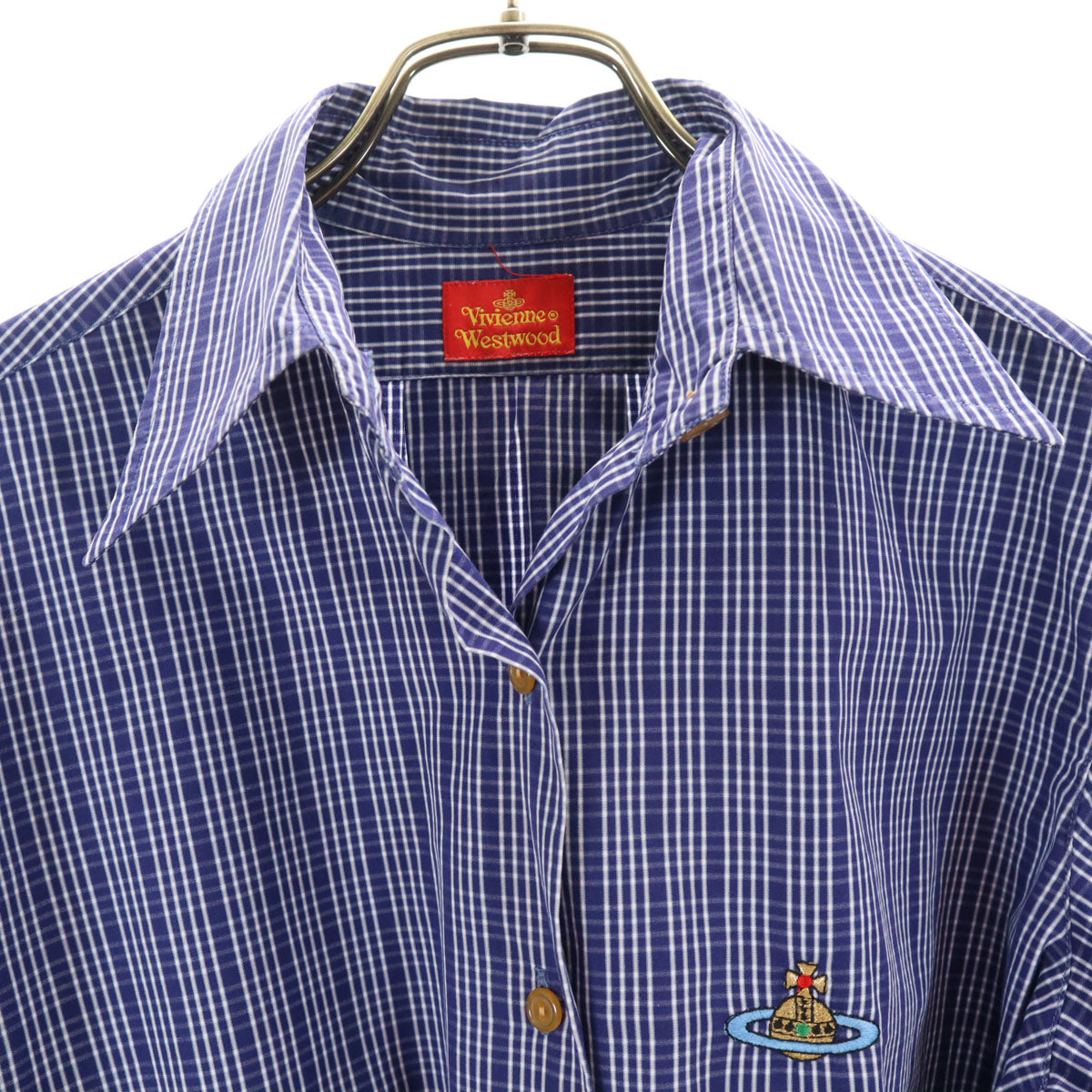 Vivienne Westwood Check Pattern Long Sleeve Shirt Size 1