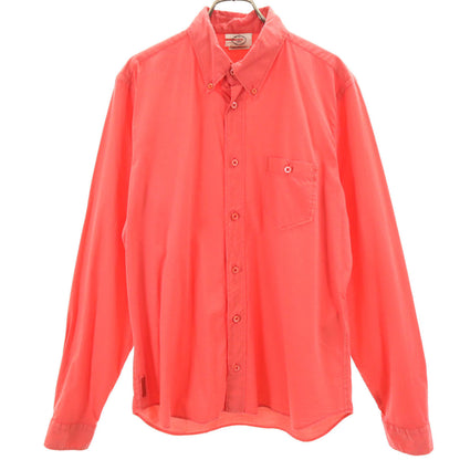 PRADA Long Sleeve Button Down Shirt Red Size 41