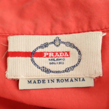 PRADA Long Sleeve Button Down Shirt Red Size 41