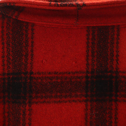 VINTAGE 40s 50s Mackinaw Buffalo Check Jacket Red