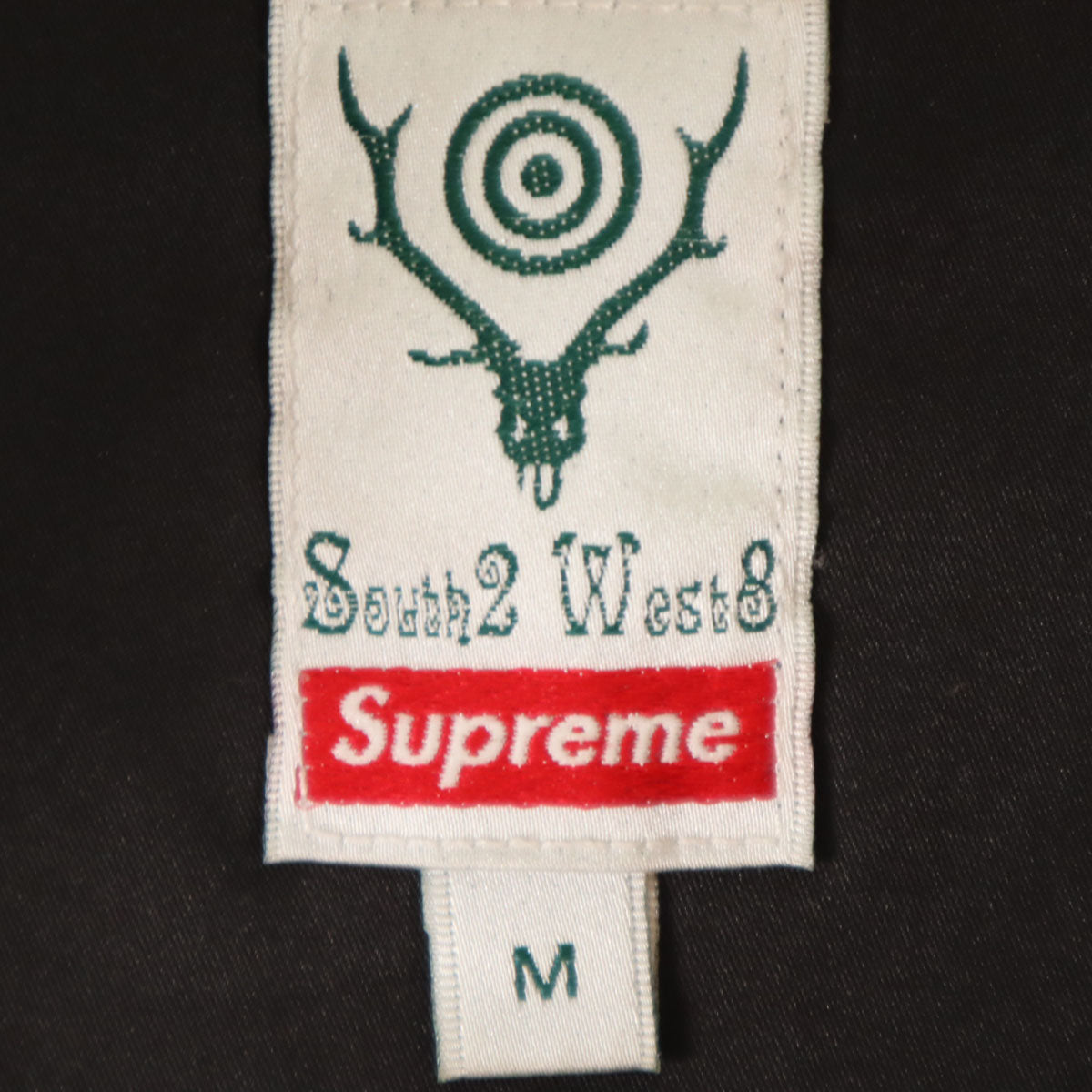Supreme 21SS SOUTH2 WEST8 Patterned Jacket Black Size M
