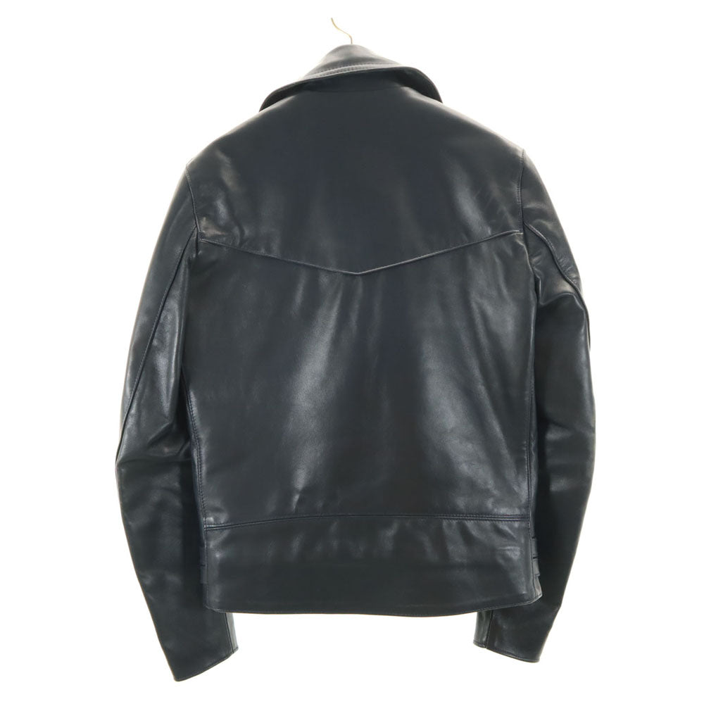 Lewis Leathers Lightning 391 Double Rider Jacket Navy Size 36