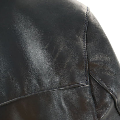 Lewis Leathers Lightning 391 Double Rider Jacket Navy Size 36