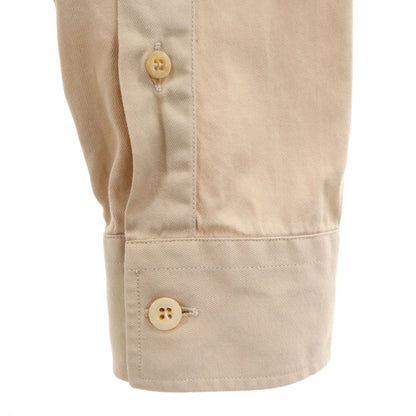 GUCCI Beige Italy-Made Skinny Button Down Shirt Size 38