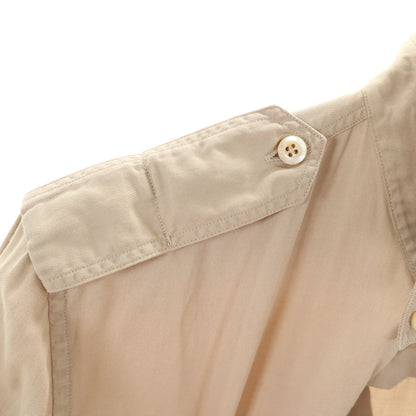 GUCCI Beige Italy-Made Skinny Button Down Shirt Size 38