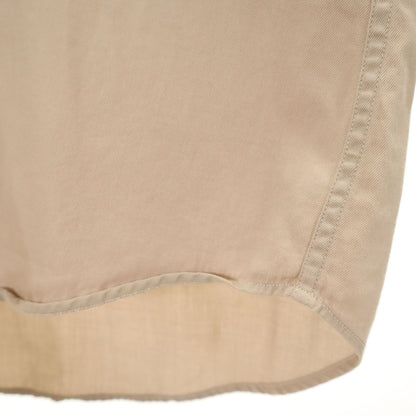 GUCCI Beige Italy-Made Skinny Button Down Shirt Size 38