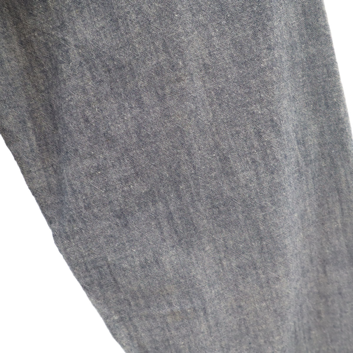 Nigel Cabourn Lybro Gray Long Collarless Shirt Size 50