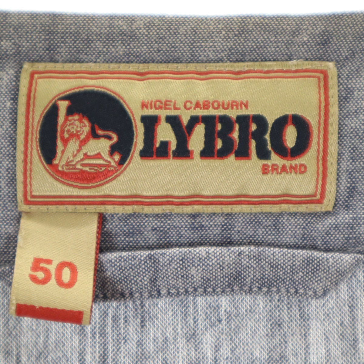 Nigel Cabourn Lybro Gray Long Collarless Shirt Size 50