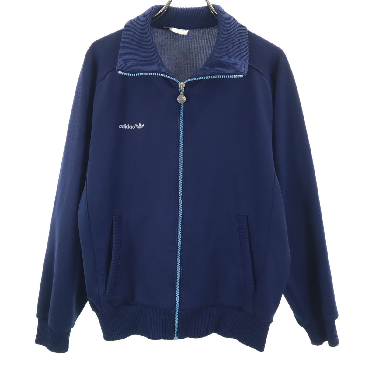 adidas 70s West German Tag Trefoil Track Jacket Blue Size M