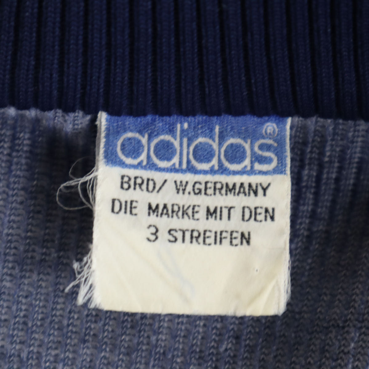 adidas 70s West German Tag Trefoil Track Jacket Blue Size M