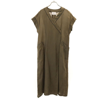 1erarrondissement Japan Linen Blend Dress Green Size 38