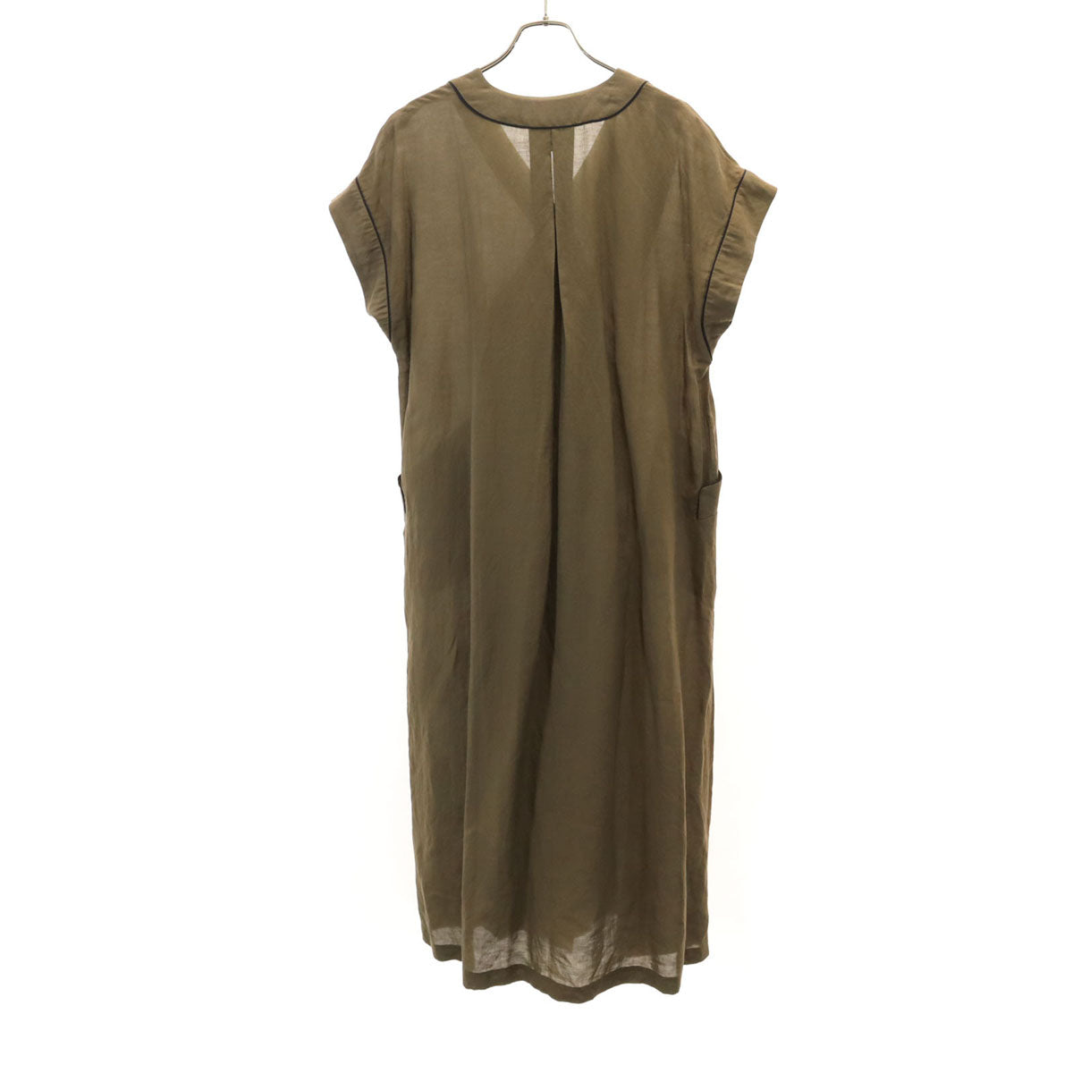 1erarrondissement Japan Linen Blend Dress Green Size 38