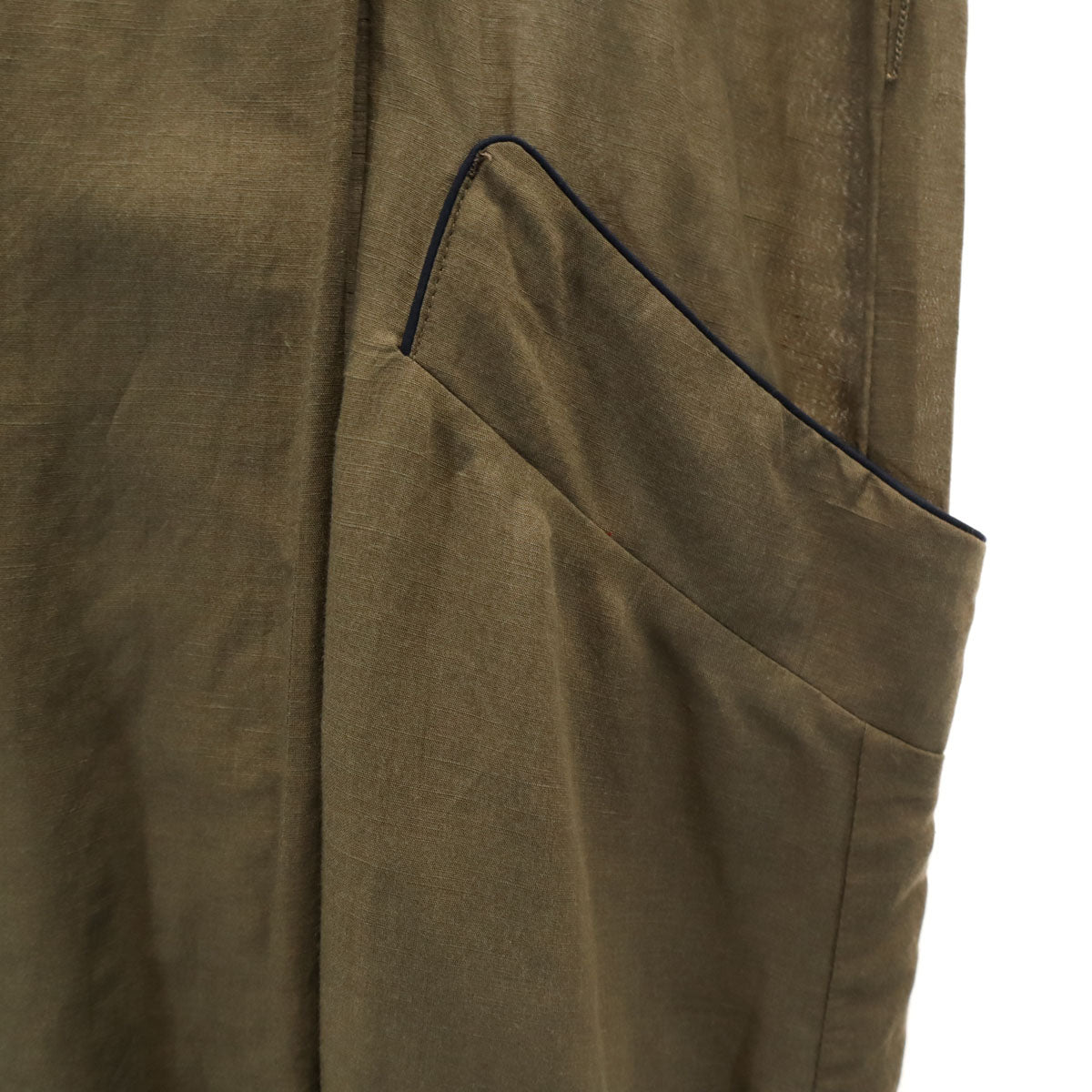 1erarrondissement Japan Linen Blend Dress Green Size 38