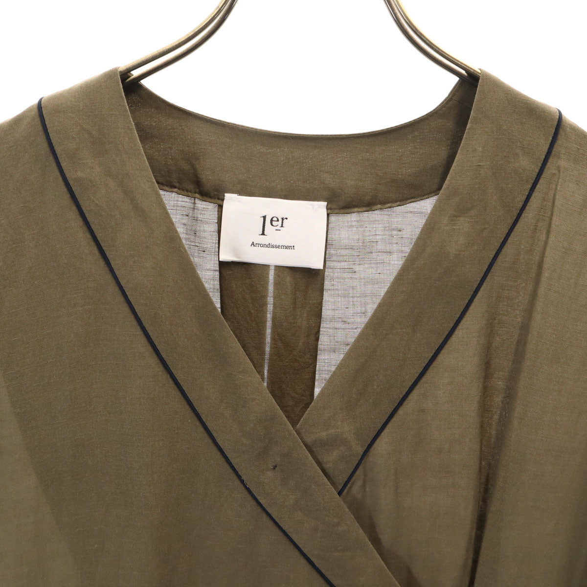 1erarrondissement Japan Linen Blend Dress Green Size 38