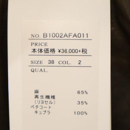 1erarrondissement Japan Linen Blend Dress Green Size 38