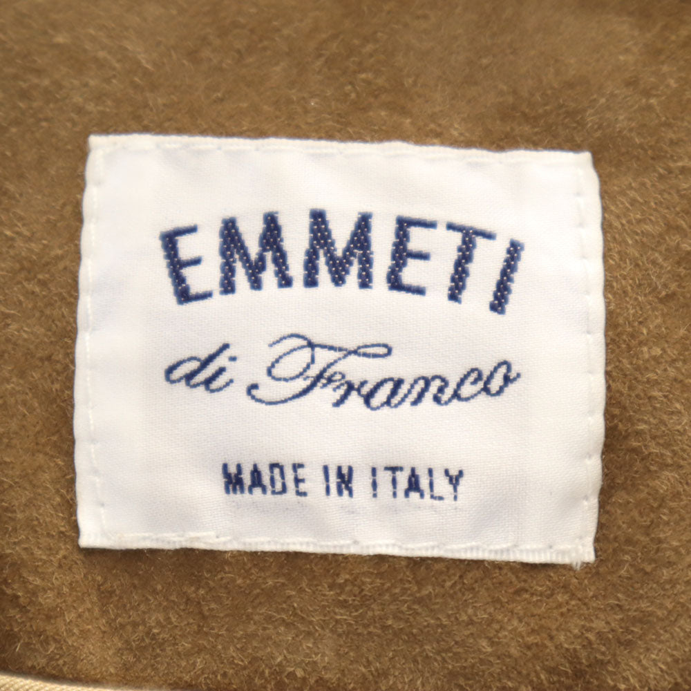 EMMETI Beams Italian Suede Leather Jacket Brown Size 44